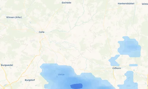 Regenradar Vorschaubild - Aktuelle Niederschläge in Nordburg und Umgebung