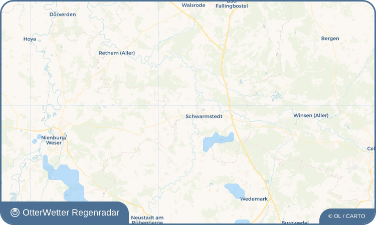 OtterWetter Regenradar-Widget Norddrebber