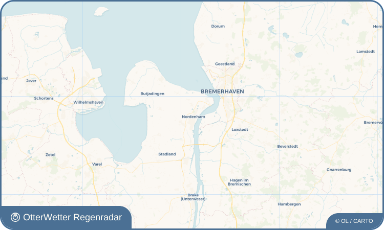 OtterWetter Regenradar-Widget Nordenham