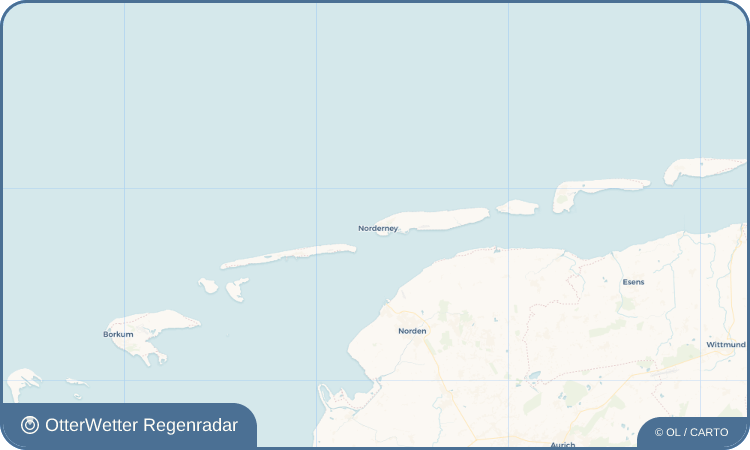 Widget-Vorschau für Norderney Wetter-Widget-Vorschau mit Vorhersagedaten für Norderney