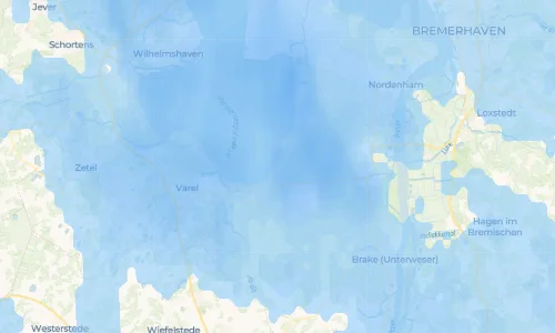 Regenradar-Vorschau: aktuelle Niederschläge in Norderschweiburg und Umgebung