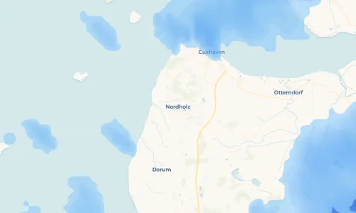 Regenradar Vorschaubild - Aktuelle Niederschläge in Nordholz und Umgebung