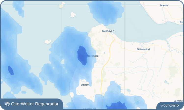 OtterWetter Regenradar-Widget Nordholz