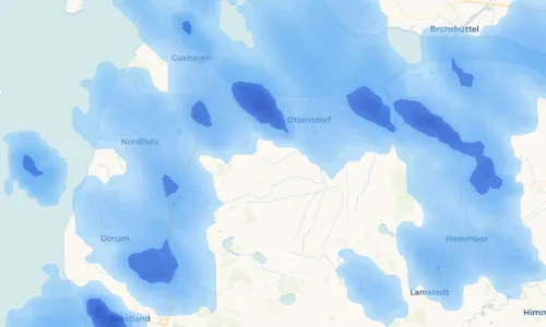 Regenradar Vorschaubild - Aktuelle Niederschläge in Nordleda und Umgebung