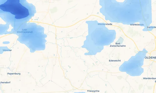 Regenradar-Vorschau: aktuelle Niederschläge in Nordloh und Umgebung