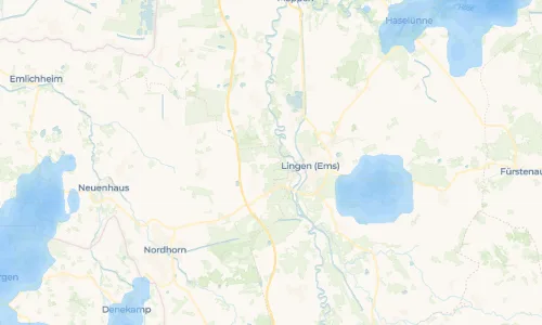 Regenradar-Vorschau: aktuelle Niederschläge in Nordlohne und Umgebung