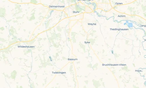 Regenradar Vorschaubild - Aktuelle Niederschläge in Nordwohlde und Umgebung