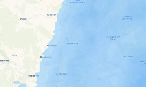 Regenradar Vorschaubild - Aktuelle Niederschläge in Northeim und Umgebung