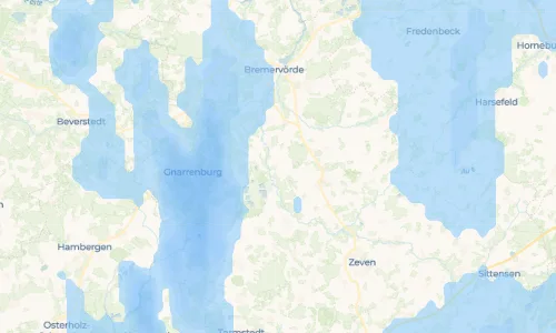 Regenradar Ober Ochtenhausen: aktuelle Niederschläge in Ober Ochtenhausen und Umgebung, Stand 18. Oktober 2026 um 5:00 Uhr
