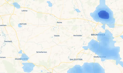 Regenradar Vorschaubild - Aktuelle Niederschläge in Oberg und Umgebung
