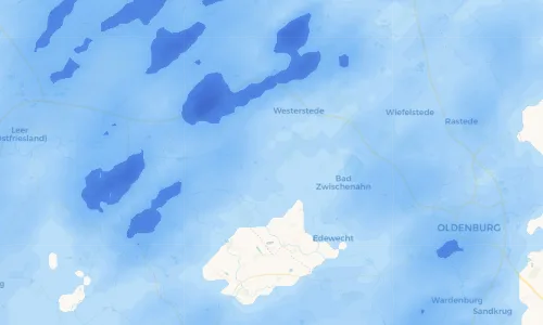 Regenradar Vorschaubild - Aktuelle Niederschläge in Ocholt und Umgebung