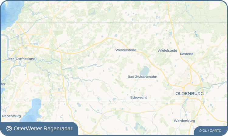 OtterWetter Regenradar-Widget Ocholt