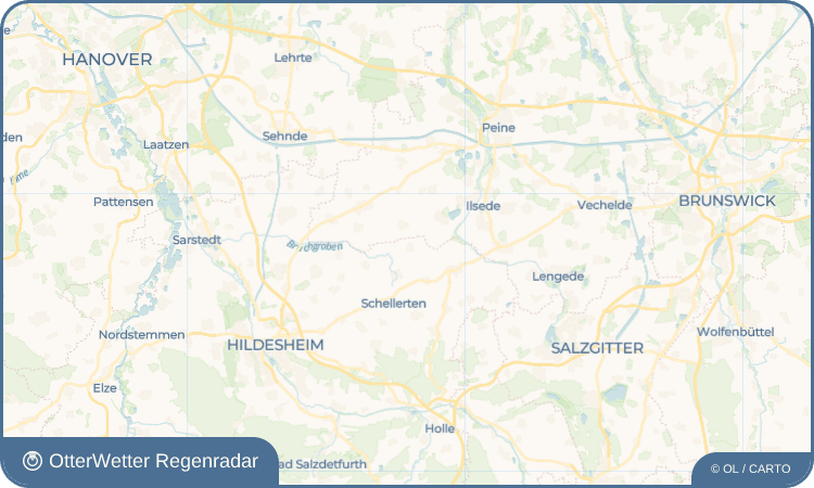OtterWetter Regenradar-Widget Oedelum