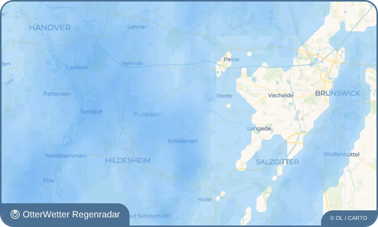 Wetter-Widget-Vorschau mit Vorhersagedaten für Oedelum