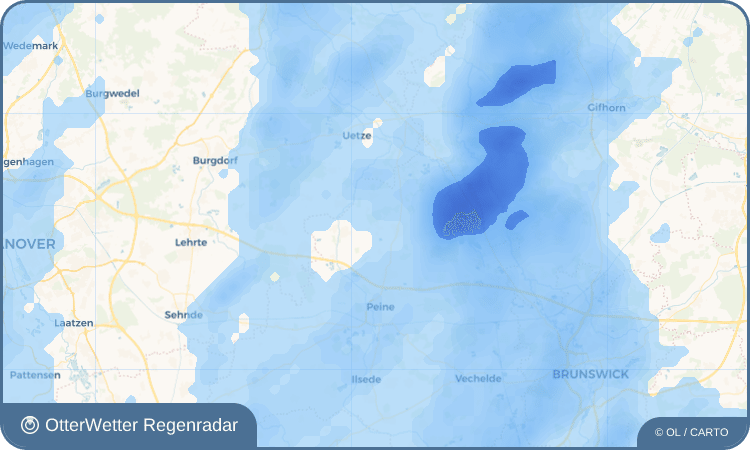 OtterWetter Regenradar-Widget Oedesse