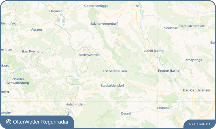 Wetter-Widget-Vorschau mit Vorhersagedaten für Oelkassen