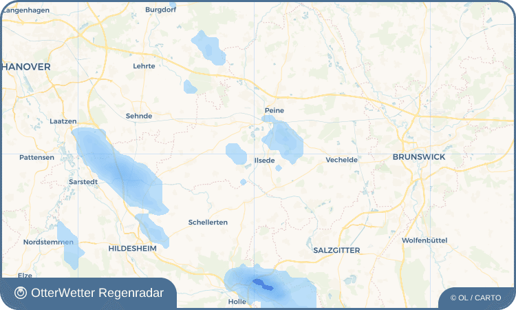 OtterWetter Regenradar-Widget Ölsburg