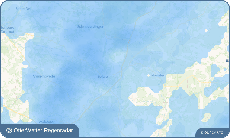 OtterWetter Regenradar-Widget Oeningen
