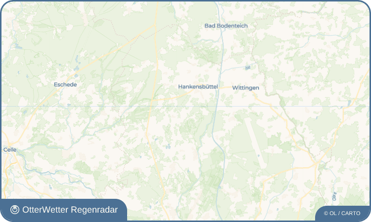 OtterWetter Regenradar-Widget Oerrel