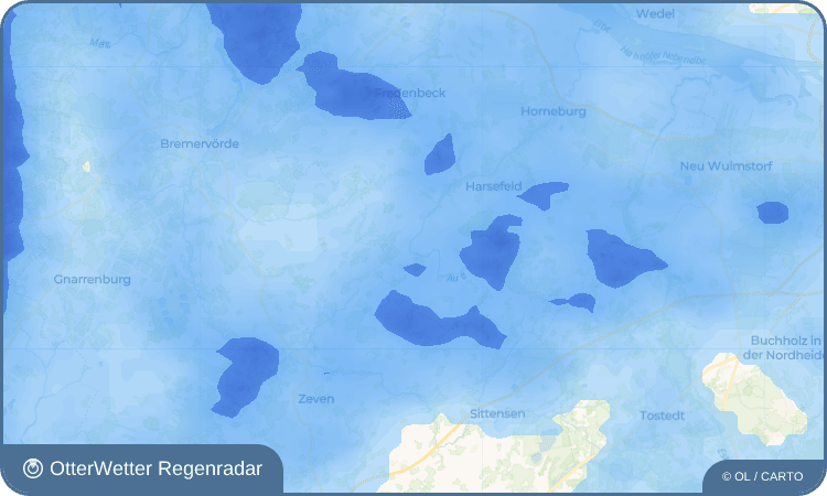 Widget-Vorschau für Oersdorf Wetter-Widget-Vorschau mit Vorhersagedaten für Oersdorf