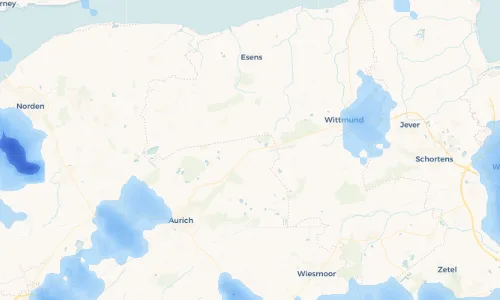Regenradar Vorschaubild - Aktuelle Niederschläge in Ogenbargen und Umgebung