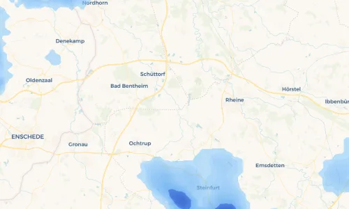 Regenradar Vorschaubild - Aktuelle Niederschläge in Ohne und Umgebung