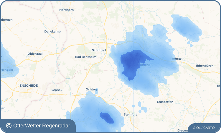 Wetter-Widget-Vorschau mit Vorhersagedaten für Ohne