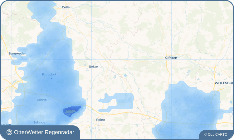 Wetter-Widget-Vorschau mit Vorhersagedaten für Ohof