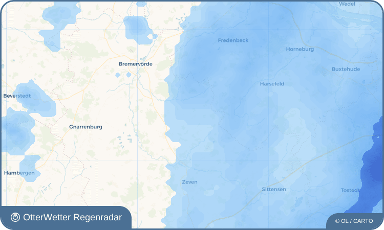 Widget-Vorschau für Ohrel Wetter-Widget-Vorschau mit Vorhersagedaten für Ohrel