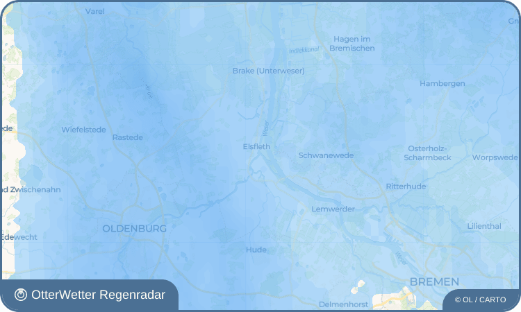 OtterWetter Regenradar-Widget Ohrt