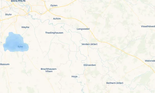 Regenradar Vorschaubild - Aktuelle Niederschläge in Oiste und Umgebung