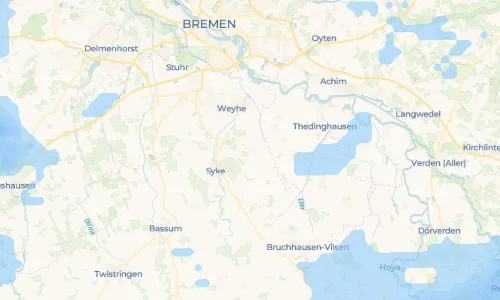 Regenradar Vorschaubild - Aktuelle Niederschläge in Okel und Umgebung