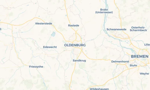 Regenradar Vorschaubild - Aktuelle Niederschläge in Oldenburg und Umgebung
