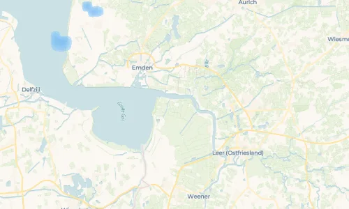 Regenradar Vorschaubild - Aktuelle Niederschläge in Oldendorp und Umgebung