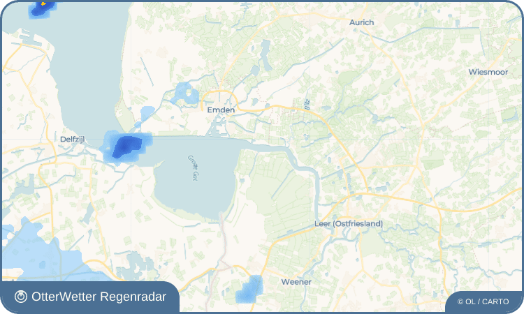 OtterWetter Regenradar-Widget Oldendorp