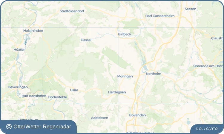 Widget-Vorschau für Oldenrode Wetter-Widget-Vorschau mit Vorhersagedaten für Oldenrode