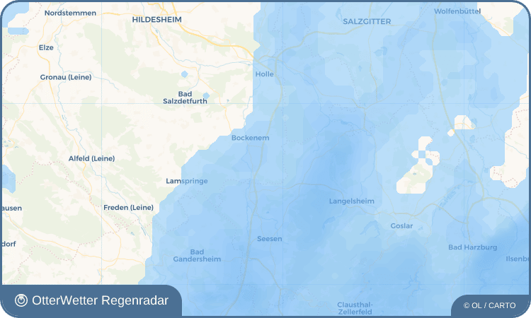 OtterWetter Regenradar-Widget Ortshausen