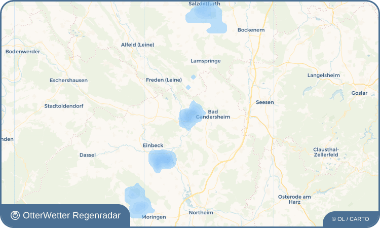 OtterWetter Regenradar-Widget Orxhausen