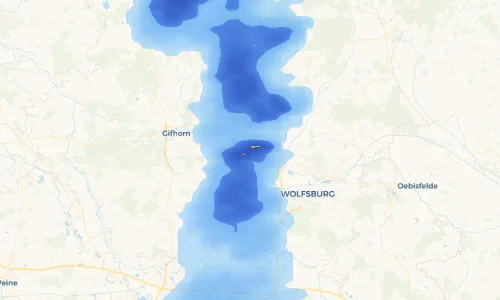 Regenradar Vorschaubild - Aktuelle Niederschläge in Osloß und Umgebung