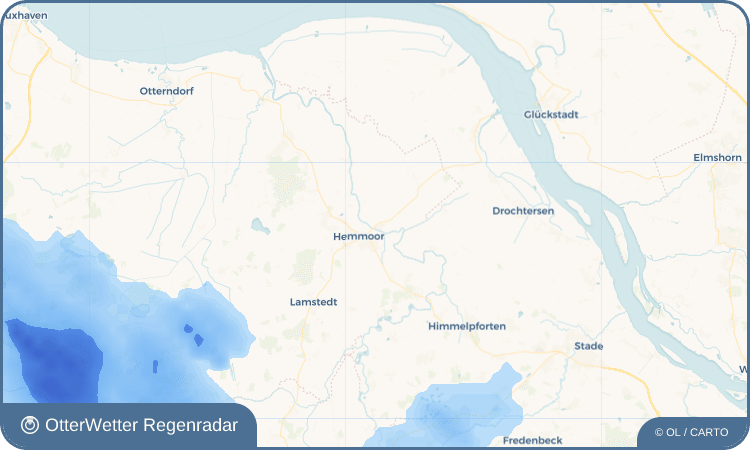 OtterWetter Regenradar-Widget Osten