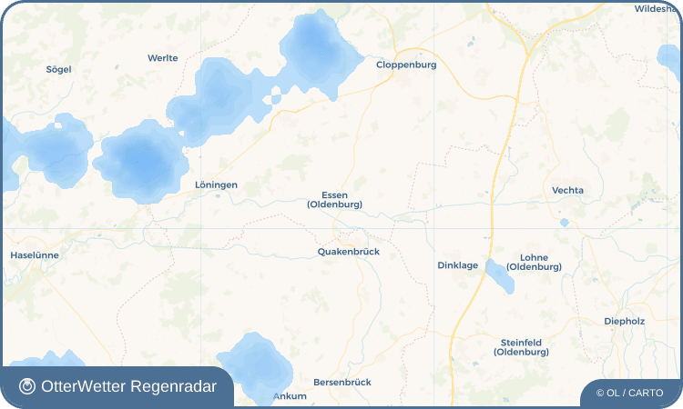 OtterWetter Regenradar-Widget Ostendorfe