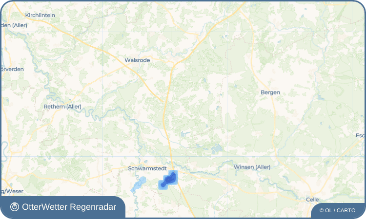 OtterWetter Regenradar-Widget Ostenholz