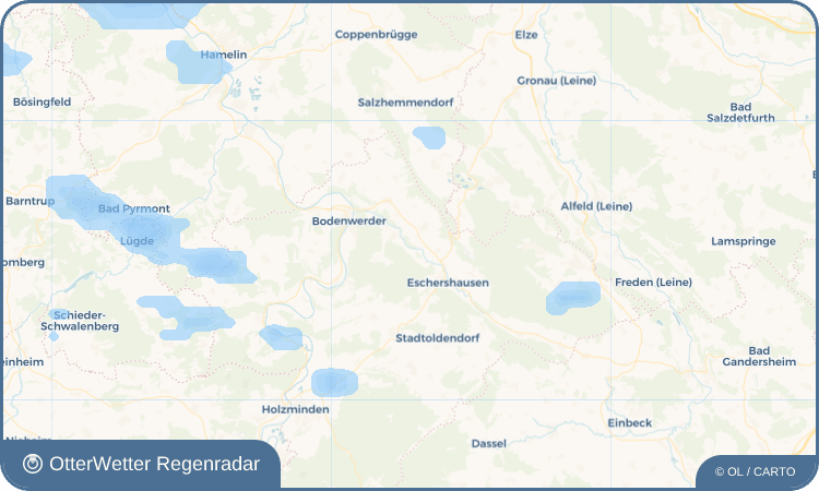 OtterWetter Regenradar-Widget Osterbrak