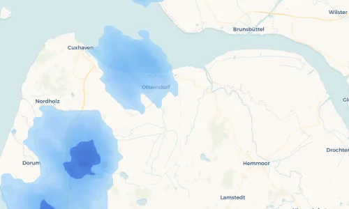 Regenradar Vorschaubild - Aktuelle Niederschläge in Osterbruch und Umgebung