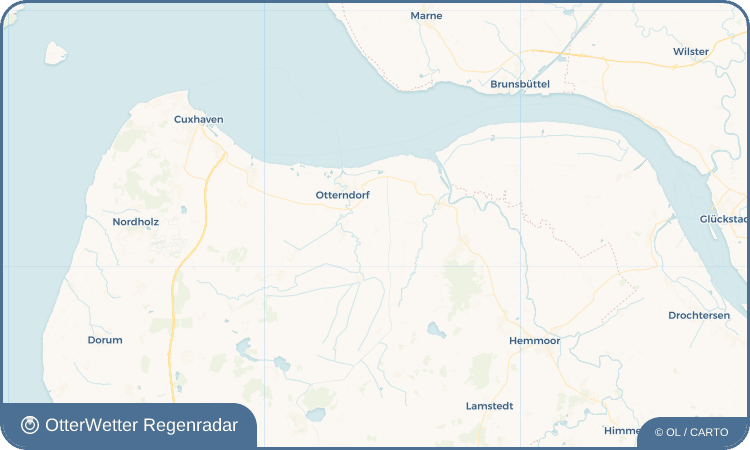Wetter-Widget-Vorschau mit Vorhersagedaten für Osterbruch