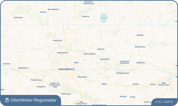 OtterWetter Regenradar-Widget Ostercappeln