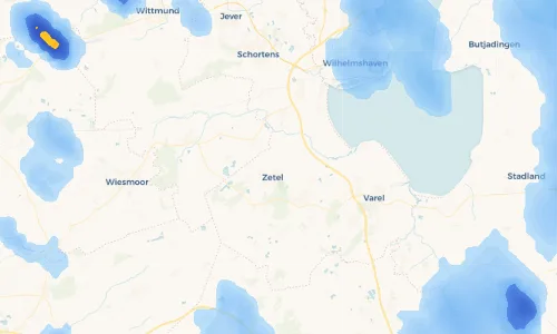 Regenradar Vorschaubild - Aktuelle Niederschläge in Osterende und Umgebung