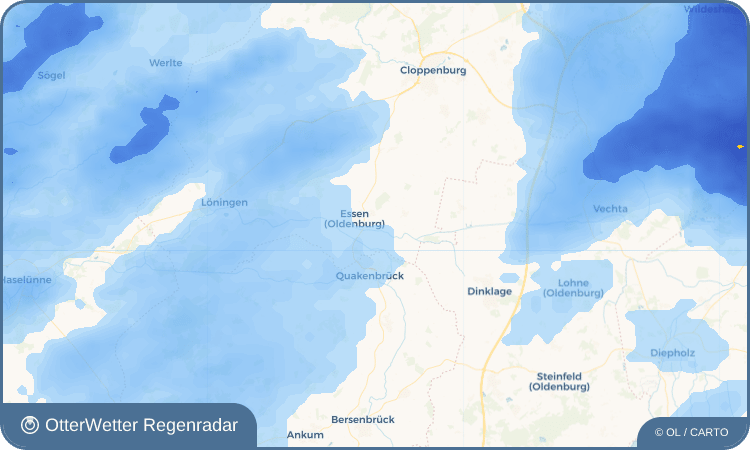 OtterWetter Regenradar-Widget Osteressen