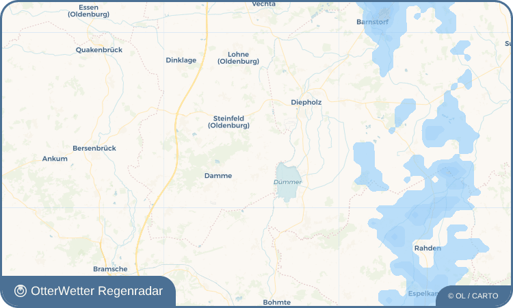 OtterWetter Regenradar-Widget Osterfeine