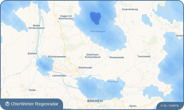 OtterWetter Regenradar-Widget Osterholz-Scharmbeck